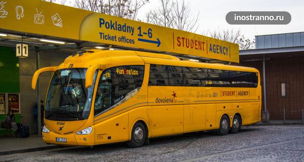 Международные автобусы в Чехии