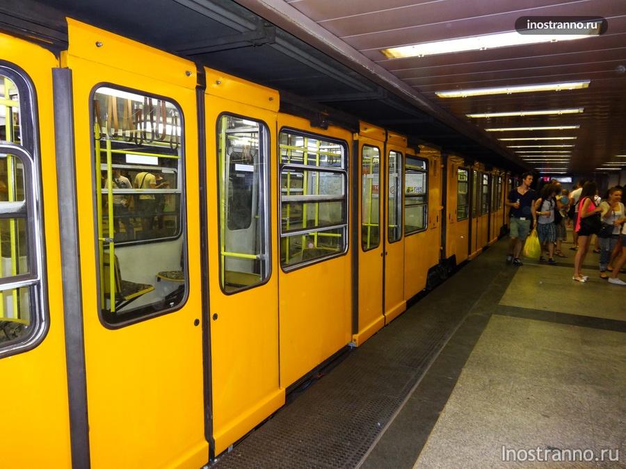 первая линия метро в Будапеште