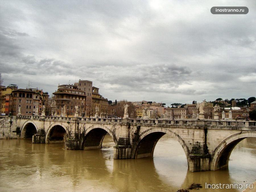 мост святого ангела в риме