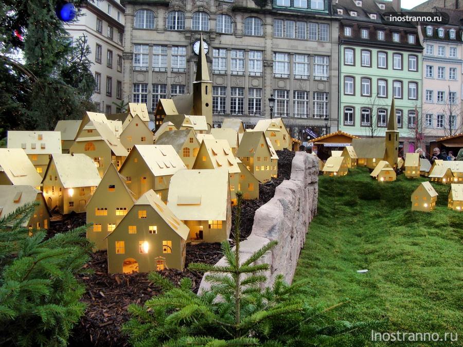 рождественский базар в страсбурге