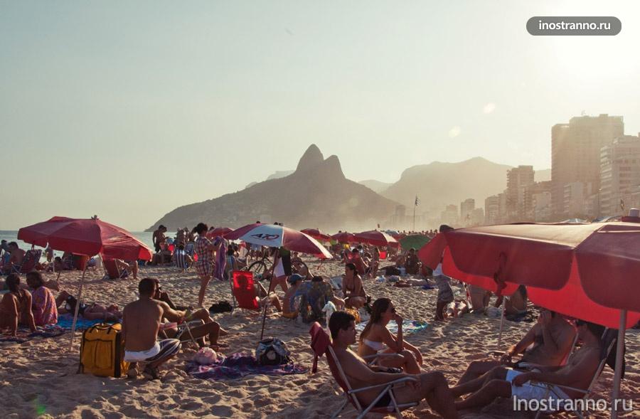 пляж ипанема рио бразилия