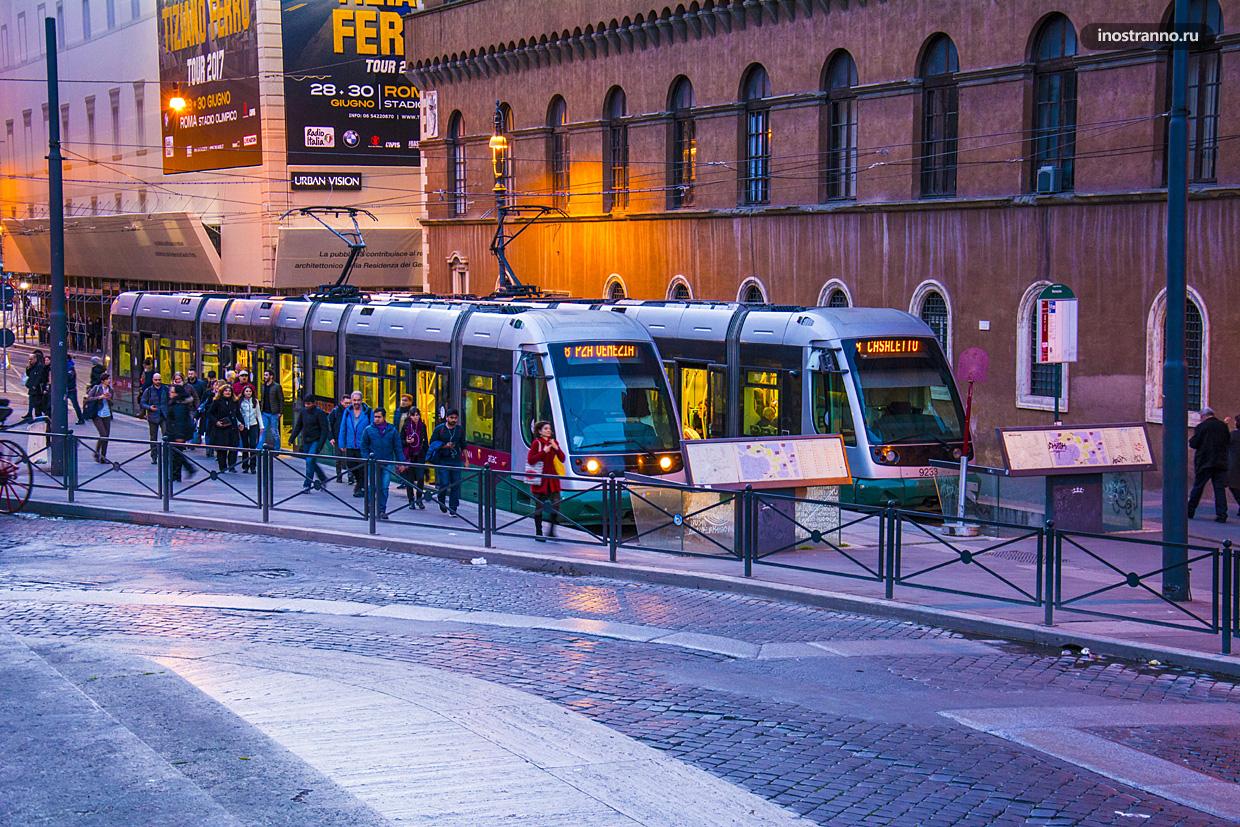 Трамвай в италии Трамвай в италии