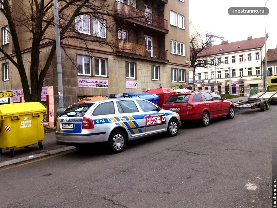 Автомобиль чешской полиции