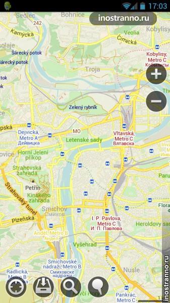 Бесплатные карты и навигация для телефонов Maps With Me