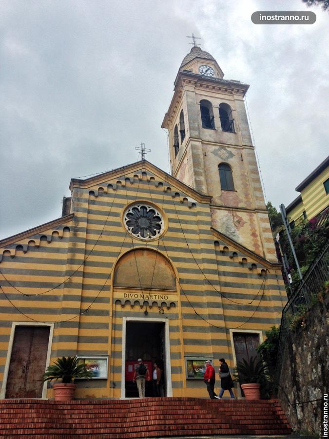 Портофино; живописная гавань 16 Диво Мартино Портофино