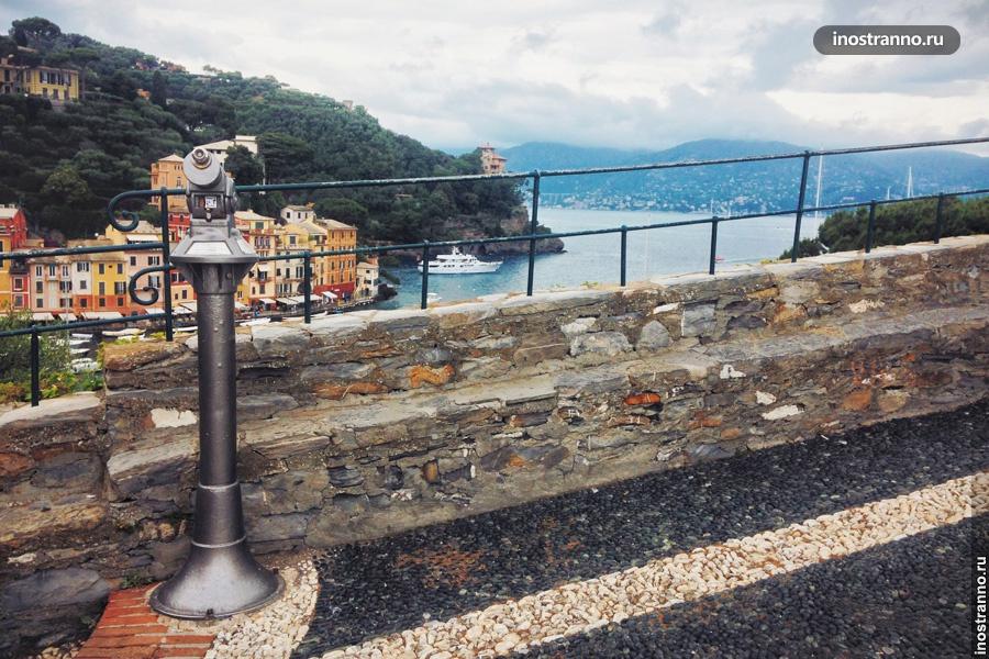 Портофино; живописная гавань 15 Вид на город Портофино Лигурия Инстаграм место