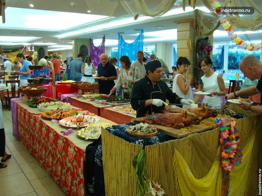 питание в отеле