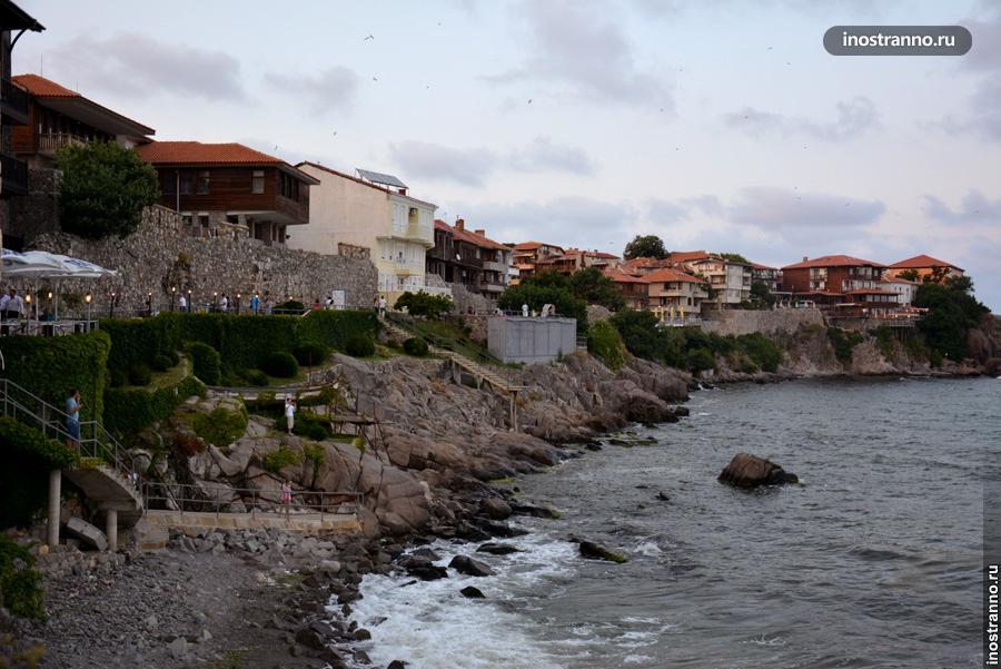 набережная в болгарском созополе