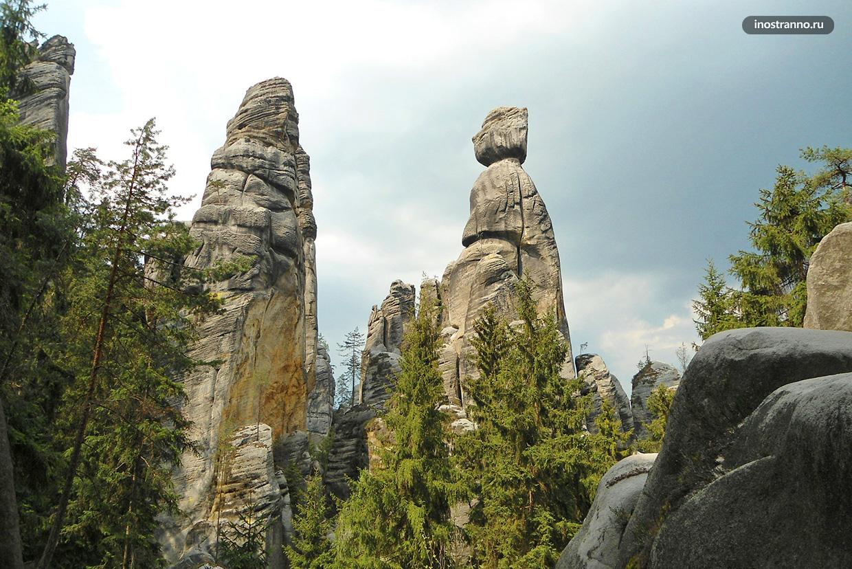 Скалы Ардшпах-Теплице куда съездить из Праги