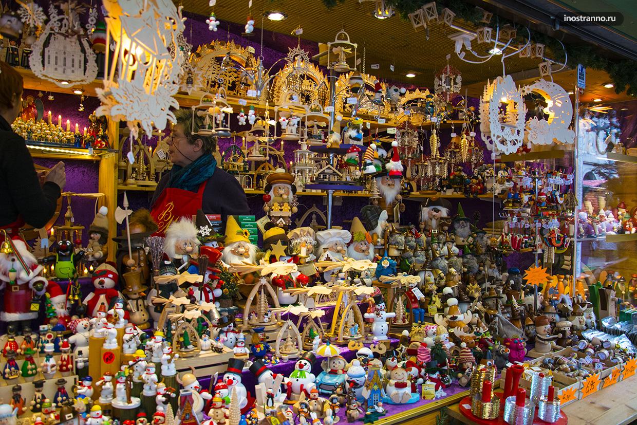 Подарки с рождественской ярмарки Дрездена