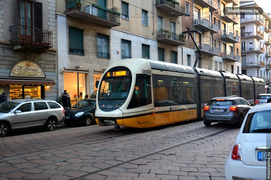 Трамвай в Милане