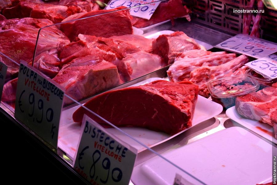 Цены на мясо в Италии
