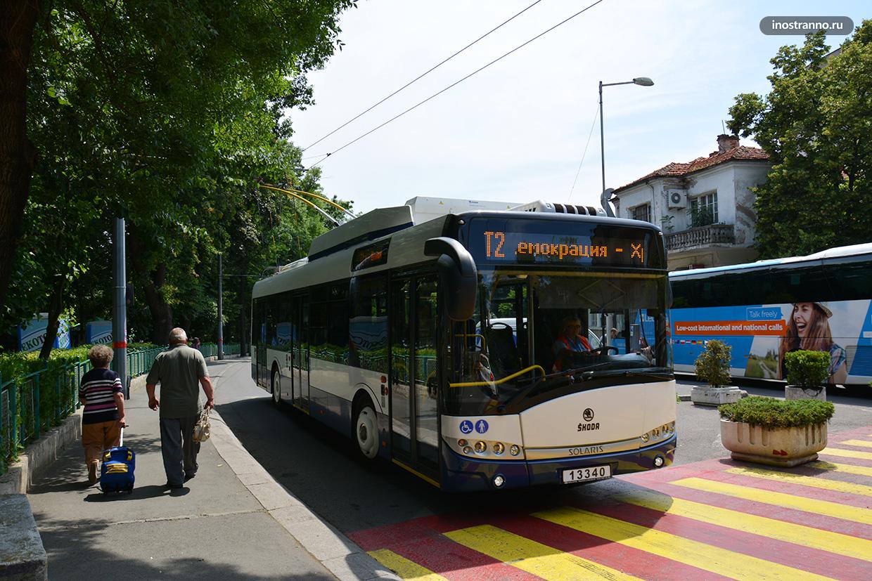 Троллейбусы Бургаса в Болгарии
