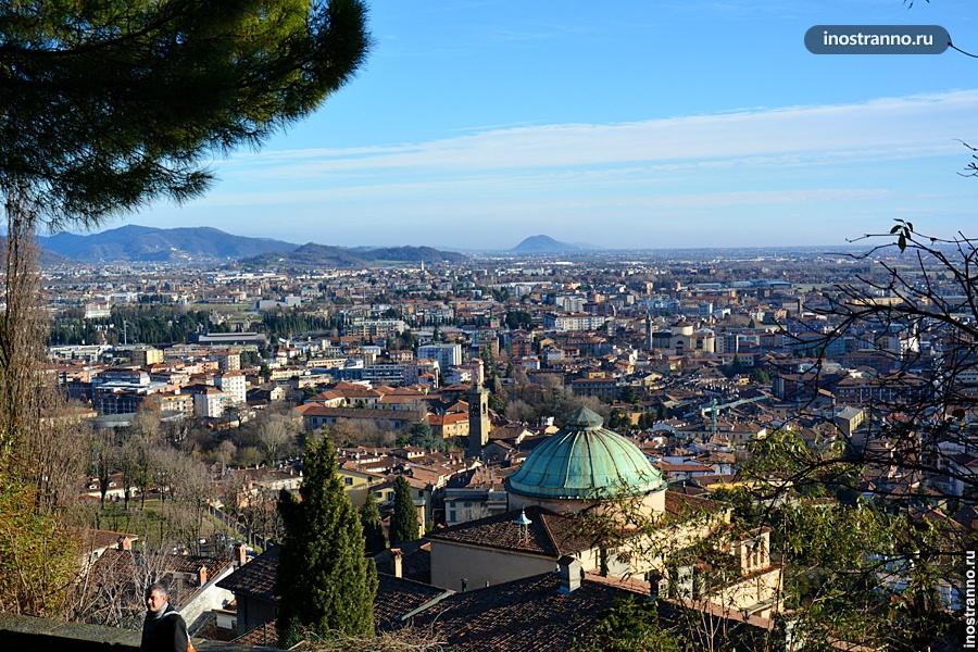 Нижний город в Бергамо