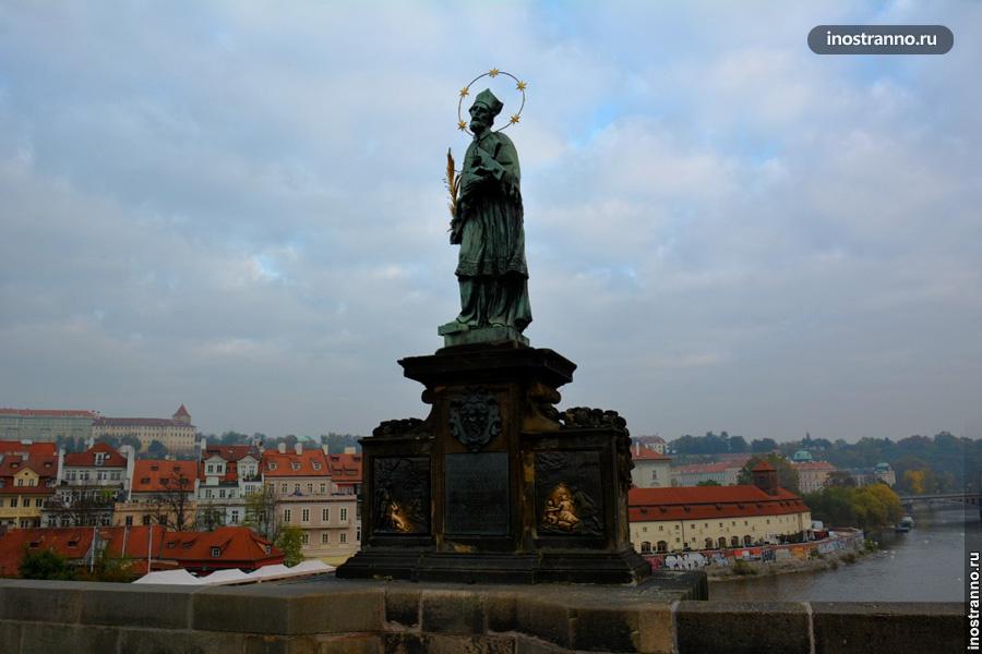 Статуя Карлов Мост - Ян Непомуцкий