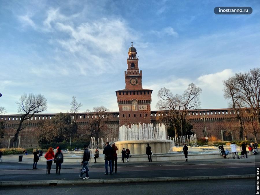 Замок Сфорца в Милане