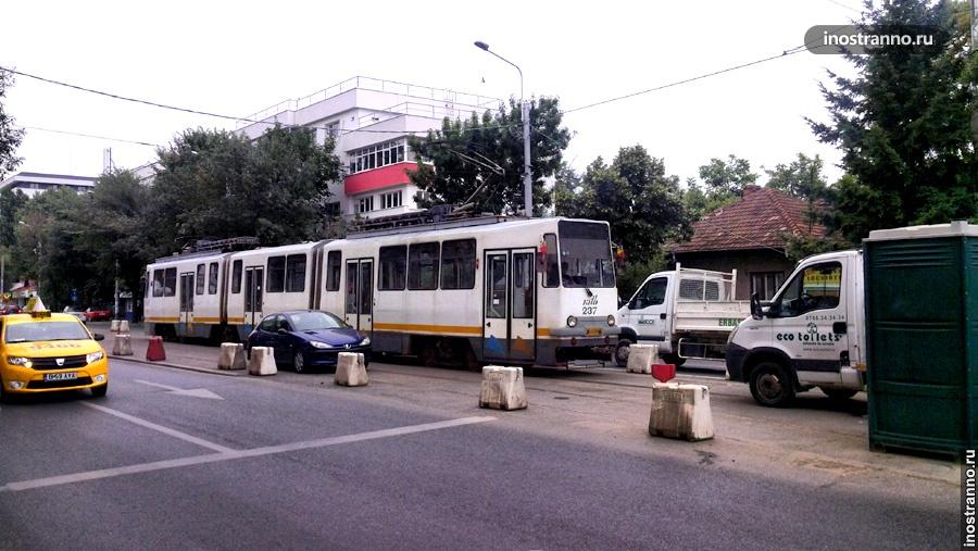 Трамвай в Бухаресте