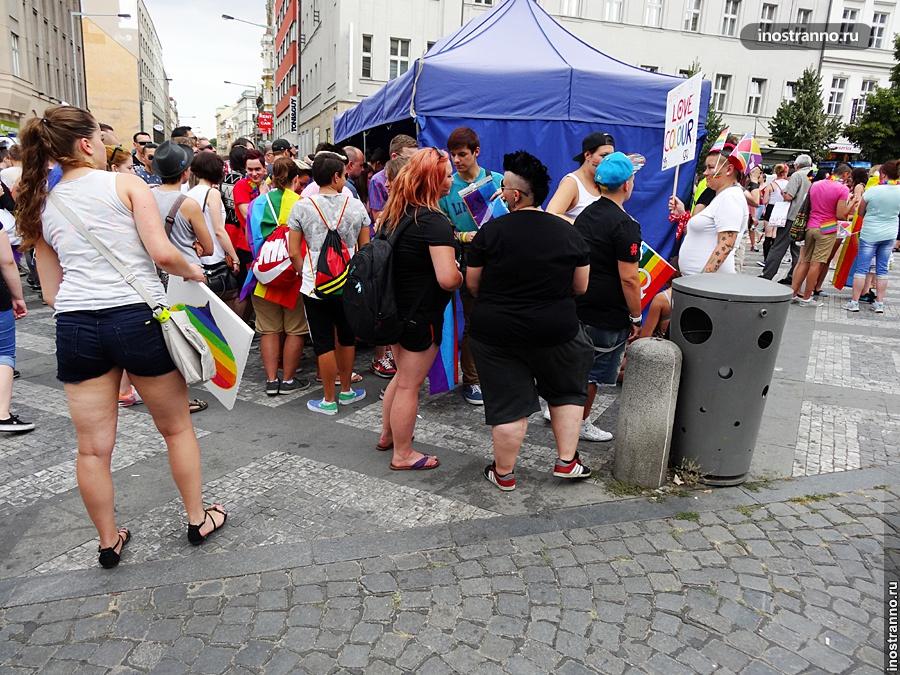 Гей-парад в Праге, лесбиянки