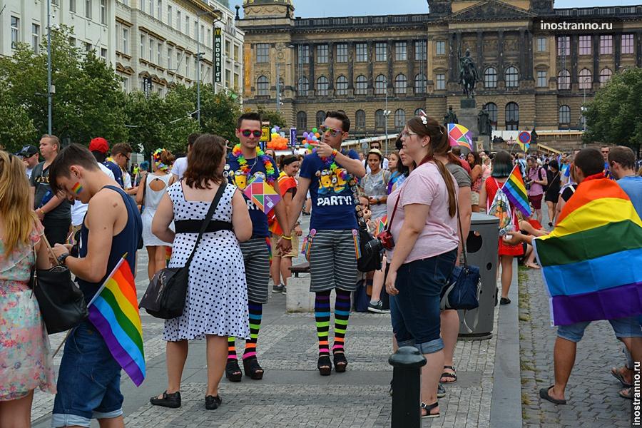 Гей-парад в Праге