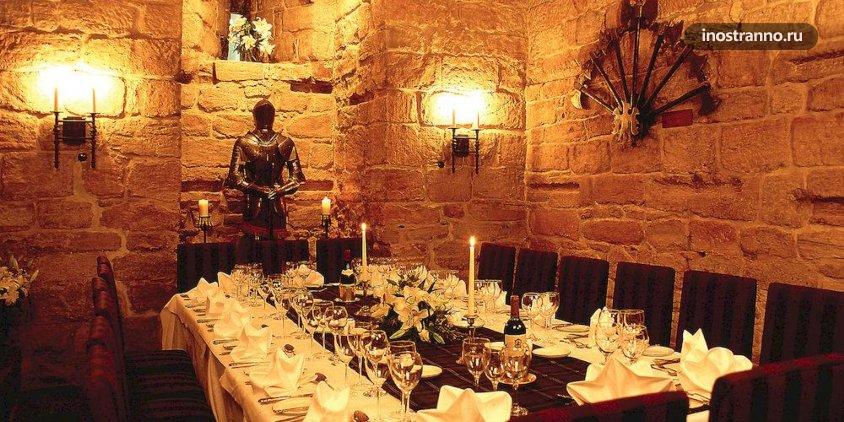 Отель в замке Англии Dalhousie Castle Hotel