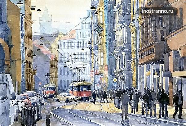 Водичкова улица в Праге