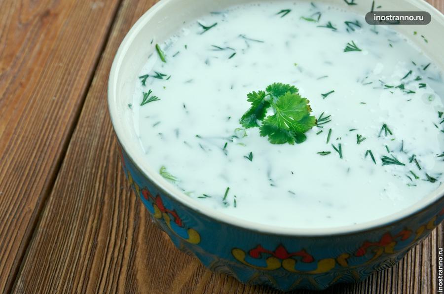 Довга - традиционный суп из Азербайджана