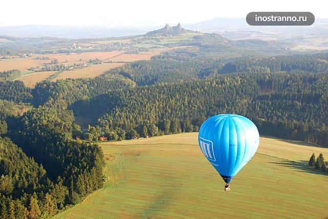 Полёт на воздушном шаре в Чехии