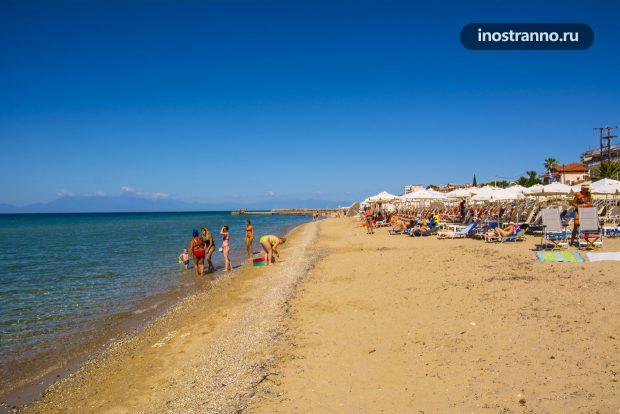 Пляж в Греции, Эгейское море