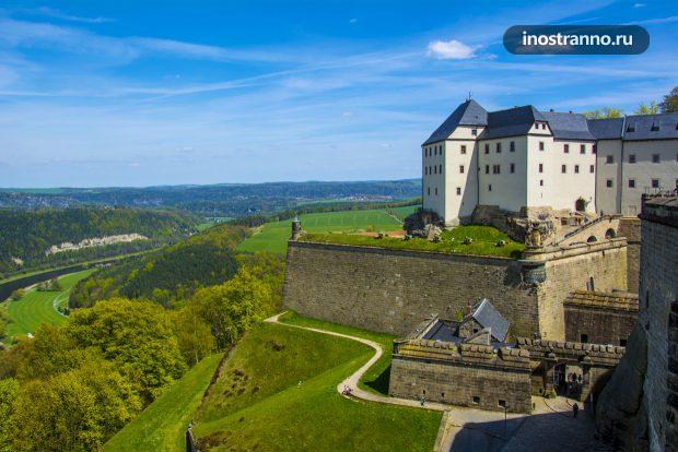 Крепость Кёнигштайн в Германии