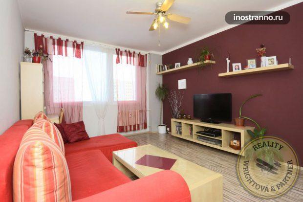 Двухкомнатная квартира в Праге, новостройка