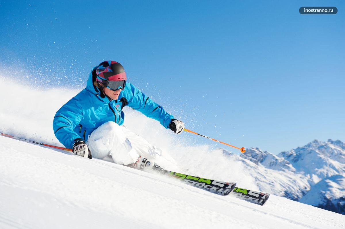 Горнолыжный курорт в Швейцарии Давос