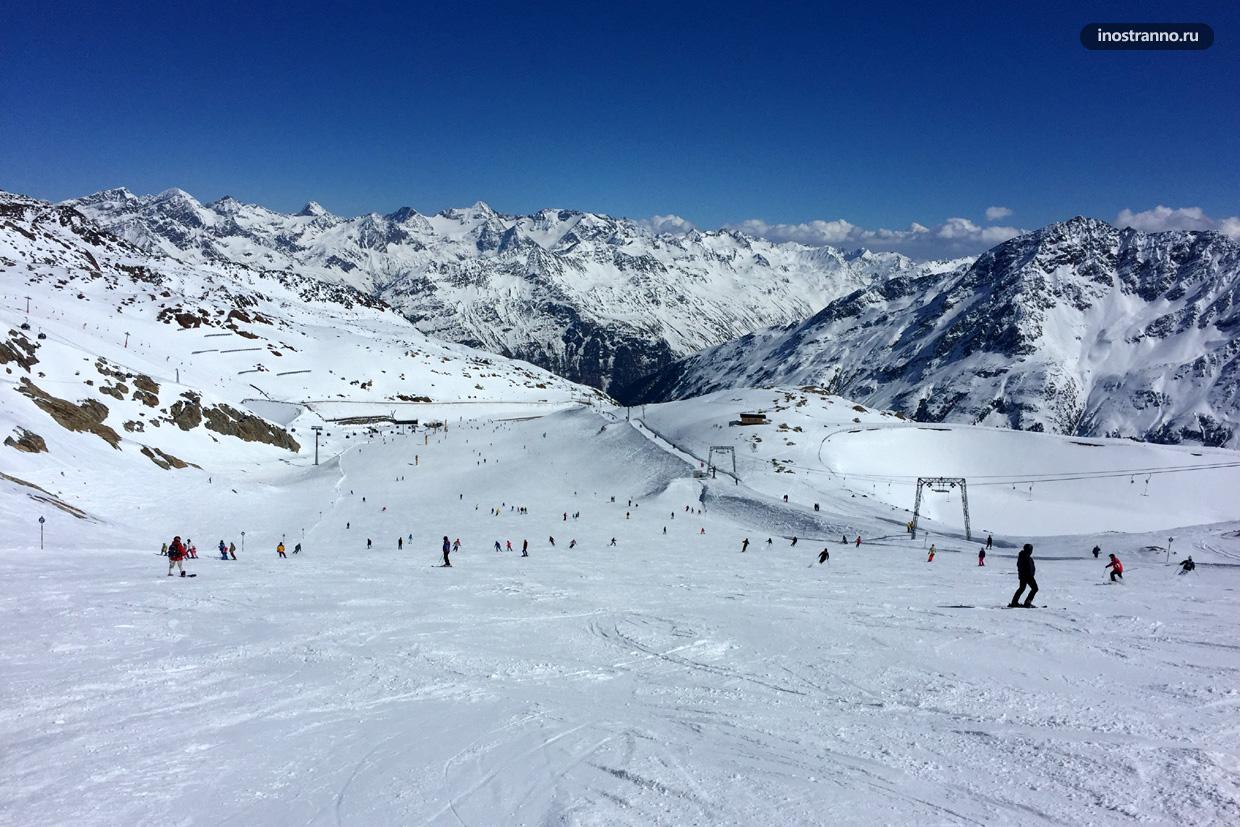 Курорт Зельден в Австрии