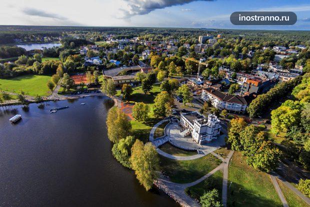 Курортный город в Друскининкай, Литва