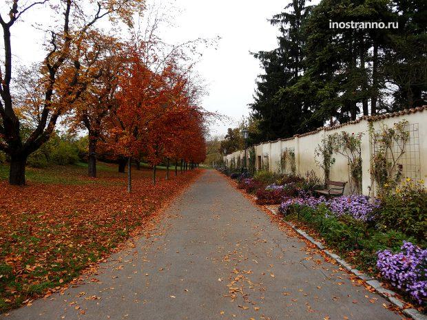Осень в парках Праги