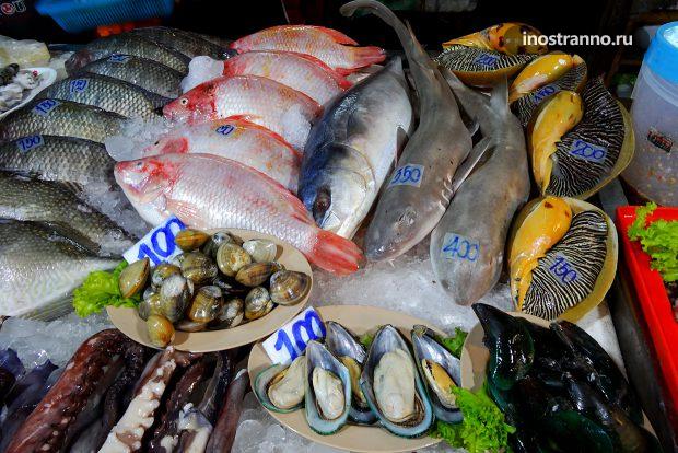 Свежая рыба в Таиланде