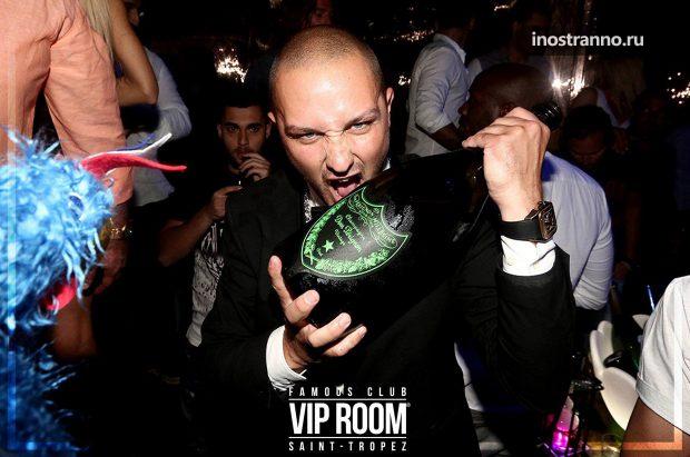 Vip Room Dom Perignon ночной клуб в Сен-Тропе, Франция