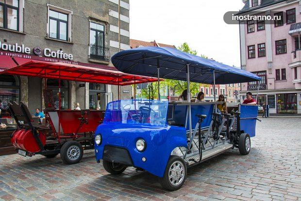 Beer bike for stag party in Riga