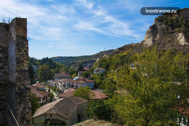 Крепость в болгарском городе Мелник