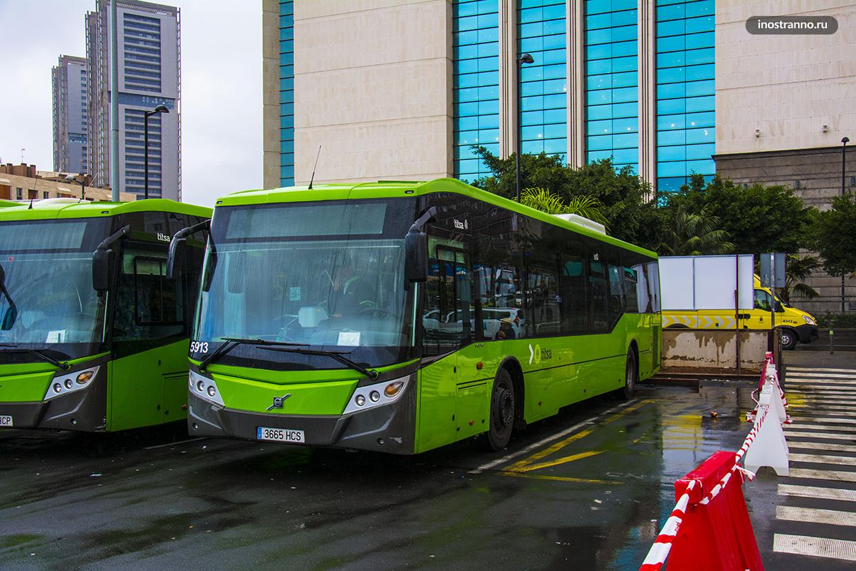 Автобус на Тенерифе