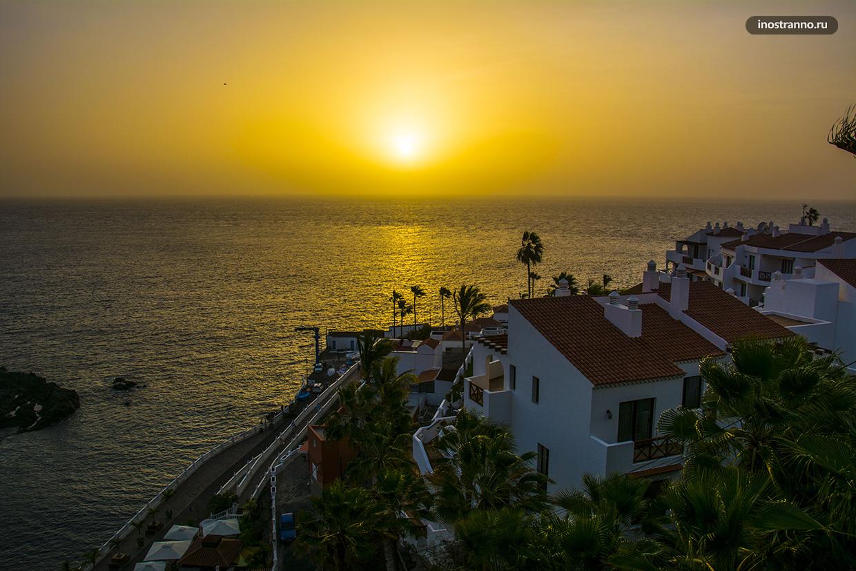 Закат солнца на Тенерифе