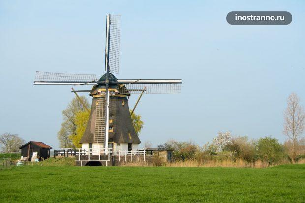 Аренда мельницы в Голландии Airbnb