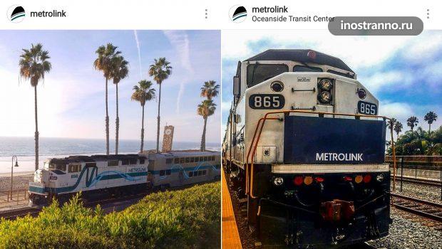 Лос-Анджелеса Metrolink сеть пригородных электричек
