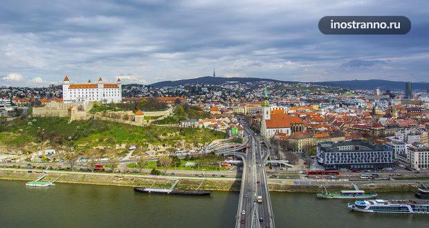 Фото Братиславы с высоты