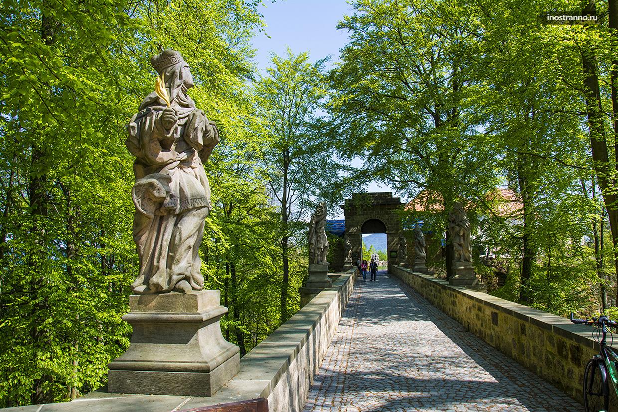 Замок Вальдштейн в Чехии