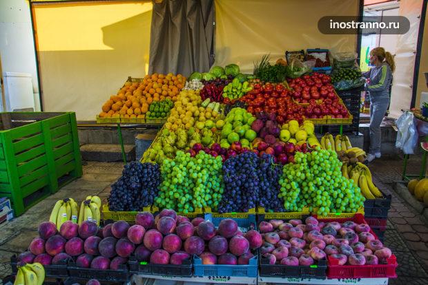 Фрукты и овощи в Болгарии на Солнечном Берегу и в Бургасе