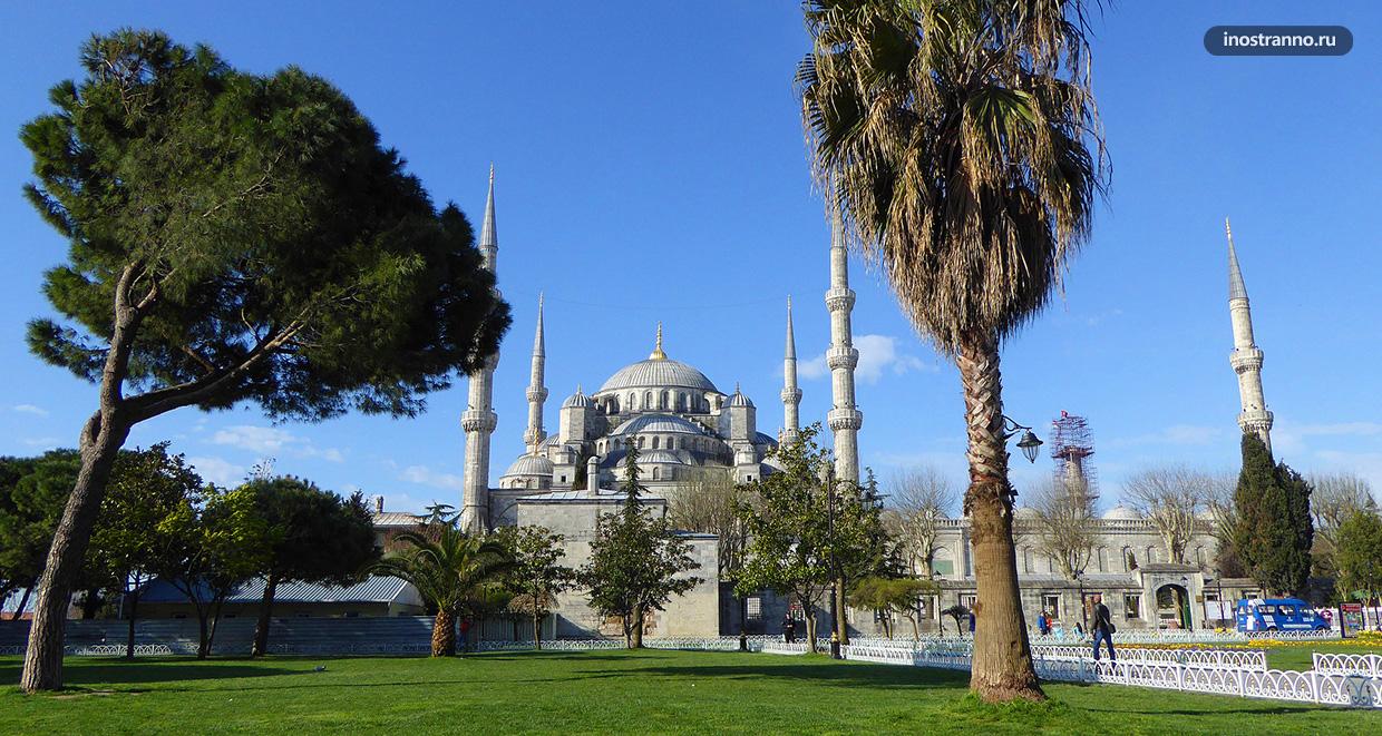 Голубая мечеть что посетить в Стамбуле