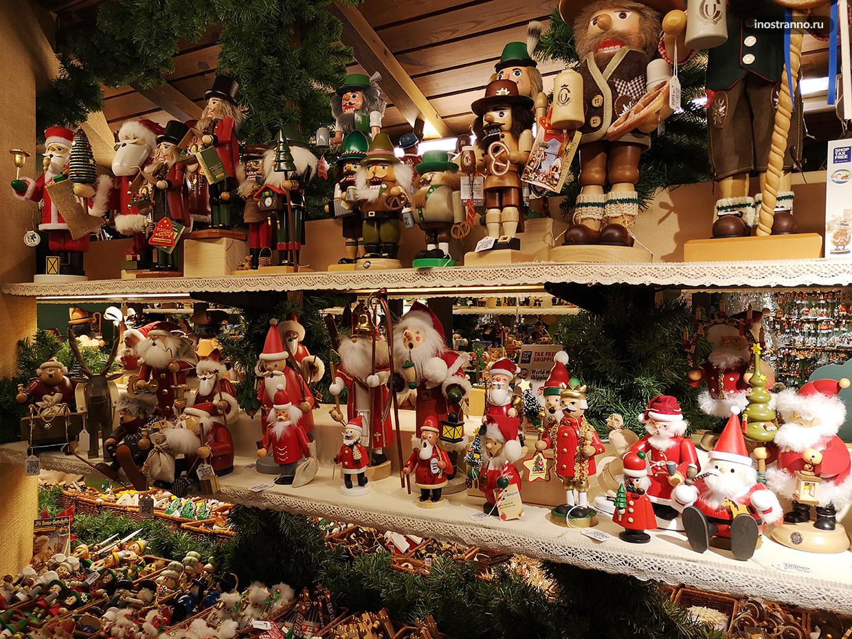 Ротенбург-на-Таубере магазин с рождественскими игрушками