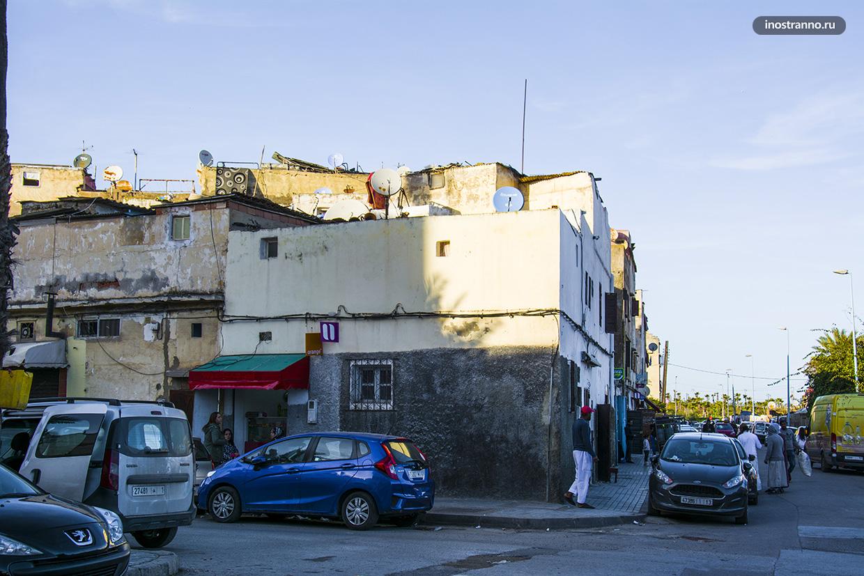 Бедный район в Касабланке