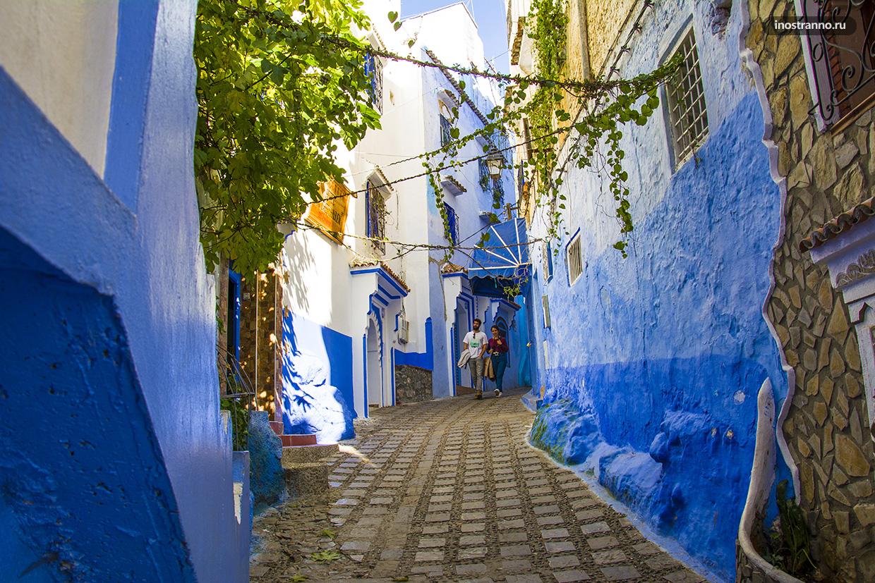 Марокко туристический город Шефшауэн