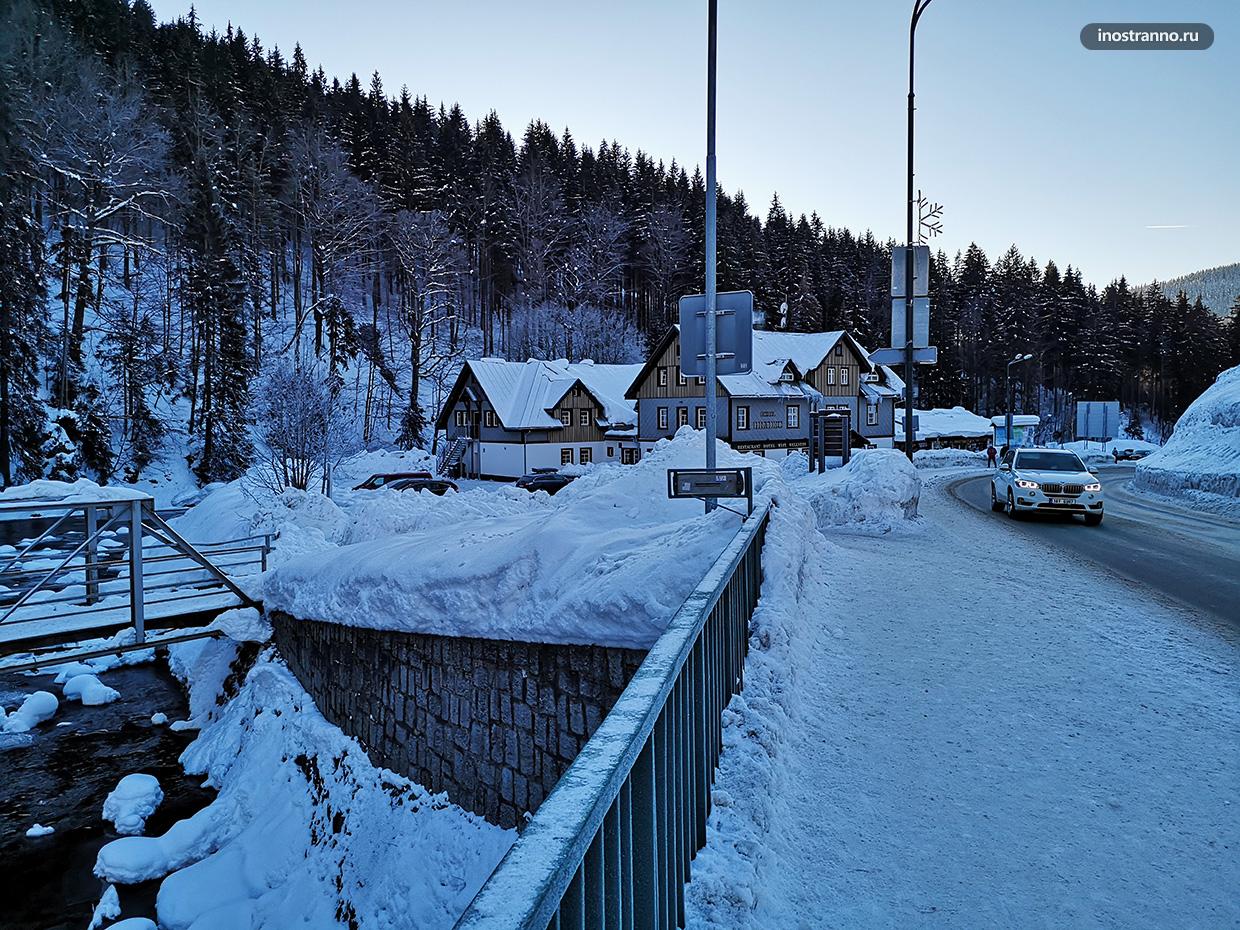 Шпиндлерув Млын зимой